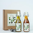 Load image into Gallery viewer, SPANISH OLIVE OIL GIFT BOX - 250ML EXTRA VIRGIN OLIVE OIL AND 250ML CHILLI OIL WITH TWO CHROME POURERS