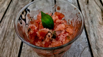 TOMATO AND BASIL GRANITA - SERVES 6 AS A STARTER