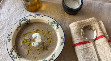 WARMING MUSHROOM SOUP - SERVES 4