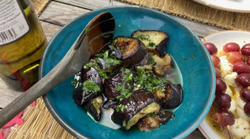 OVEN ROASTED AUBERGINE WITH OREGANO