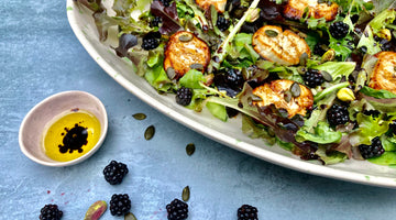 BLACKBERRY AND WARM CHEVRE SALAD