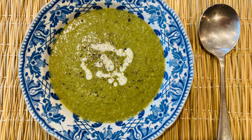 CREAMY CELERY LEAF SOUP - SERVES 4