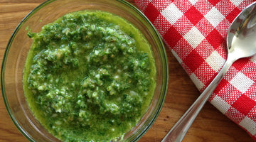 ROCKET AND WALNUT PESTO